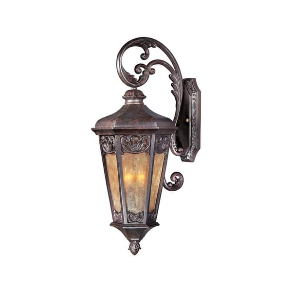 Maxim Vivex Night shade Lexington 3-light Outdoor Wall Mount Light ...