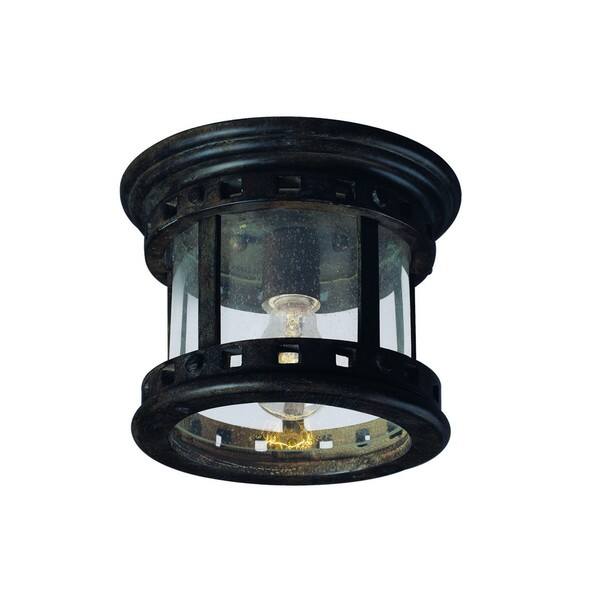 slide 1 of 1, Maxim Die Cast Seedy Shade Santa Barbara DC 1-light Outdoor Ceiling Mount Light