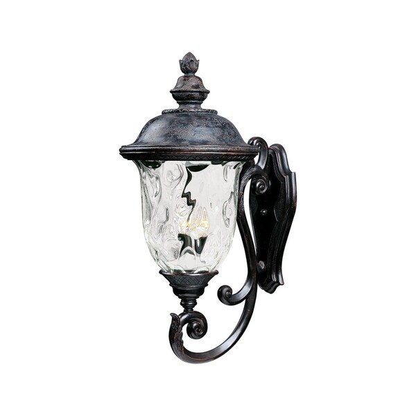 Maxim Bronze Vivex Water Gl Shade Carriage House Vx 3 Light Maxim Bronze Vivex Water Gl Shade Carriage House Vx 3 Light Outdoor Wall Mount