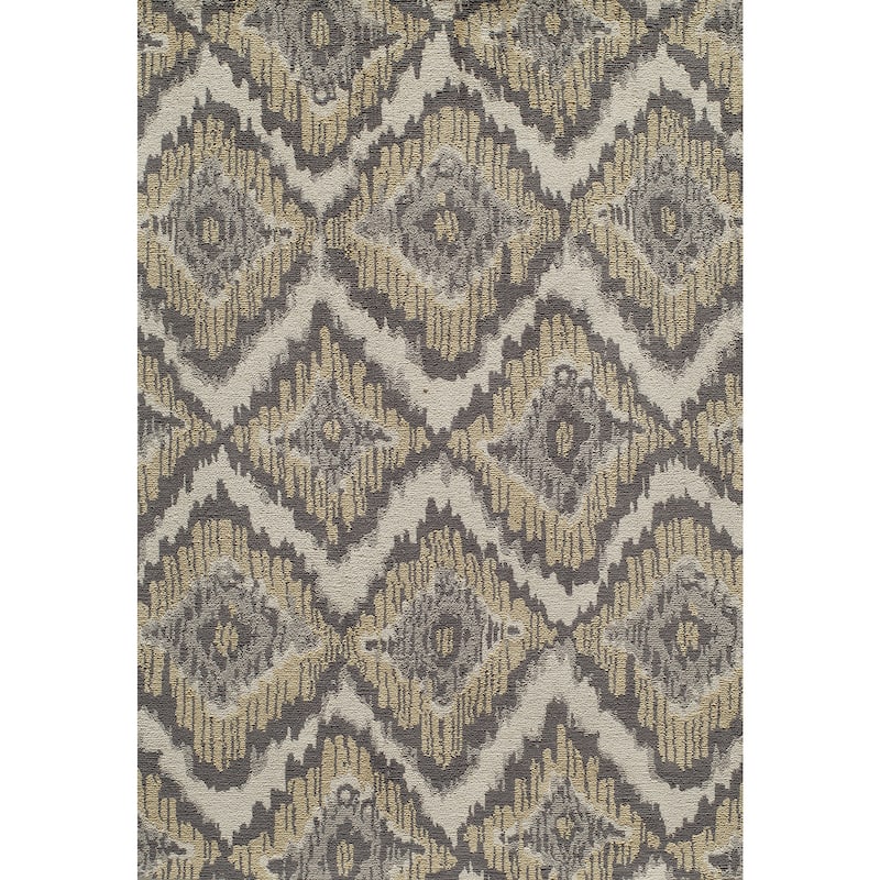 Momeni Heavenly Hand Tufted Polyester Ikat Area Rug