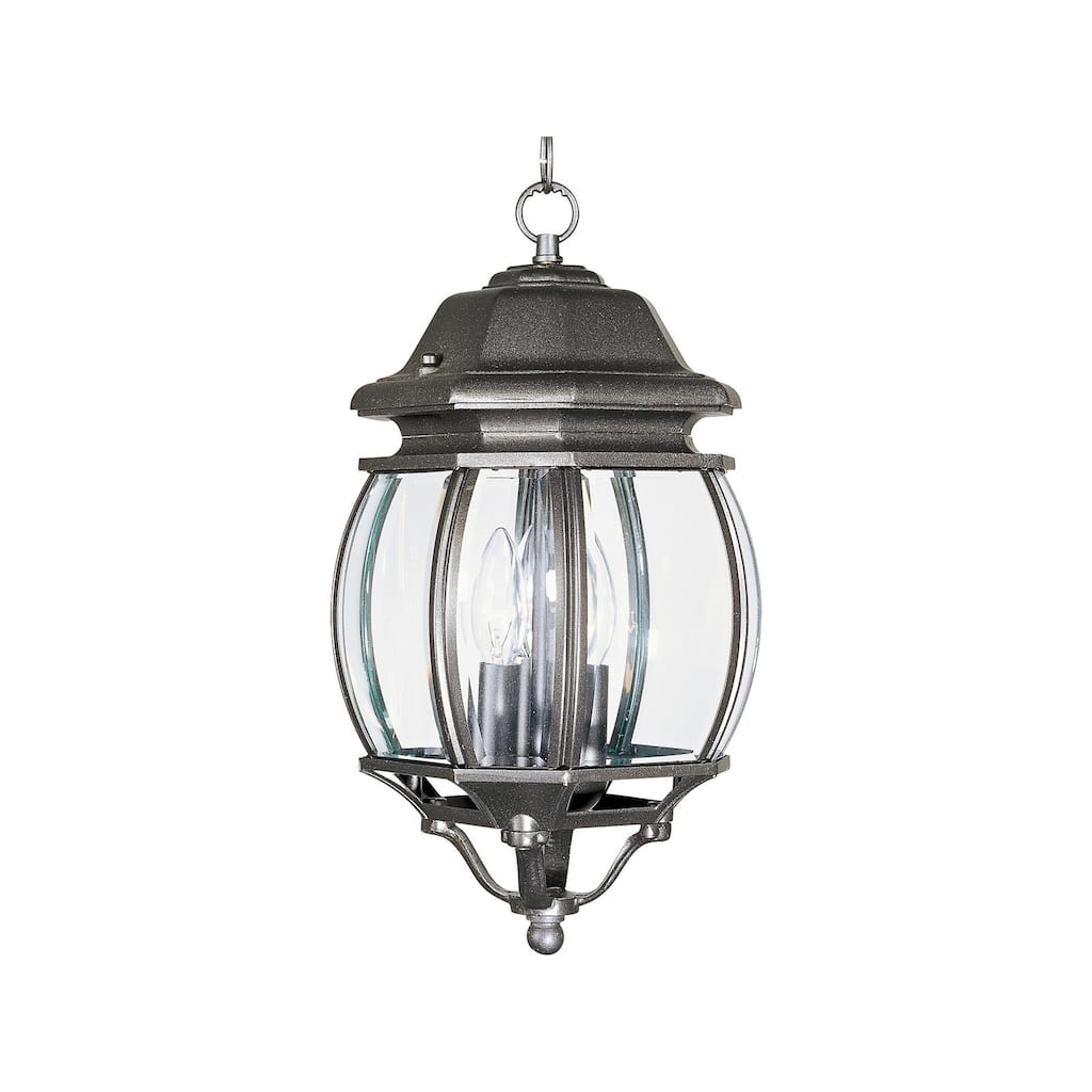 Maxim Crown Hill Die Cast Clear Shade 3-light Outdoor Hanging Lantern
