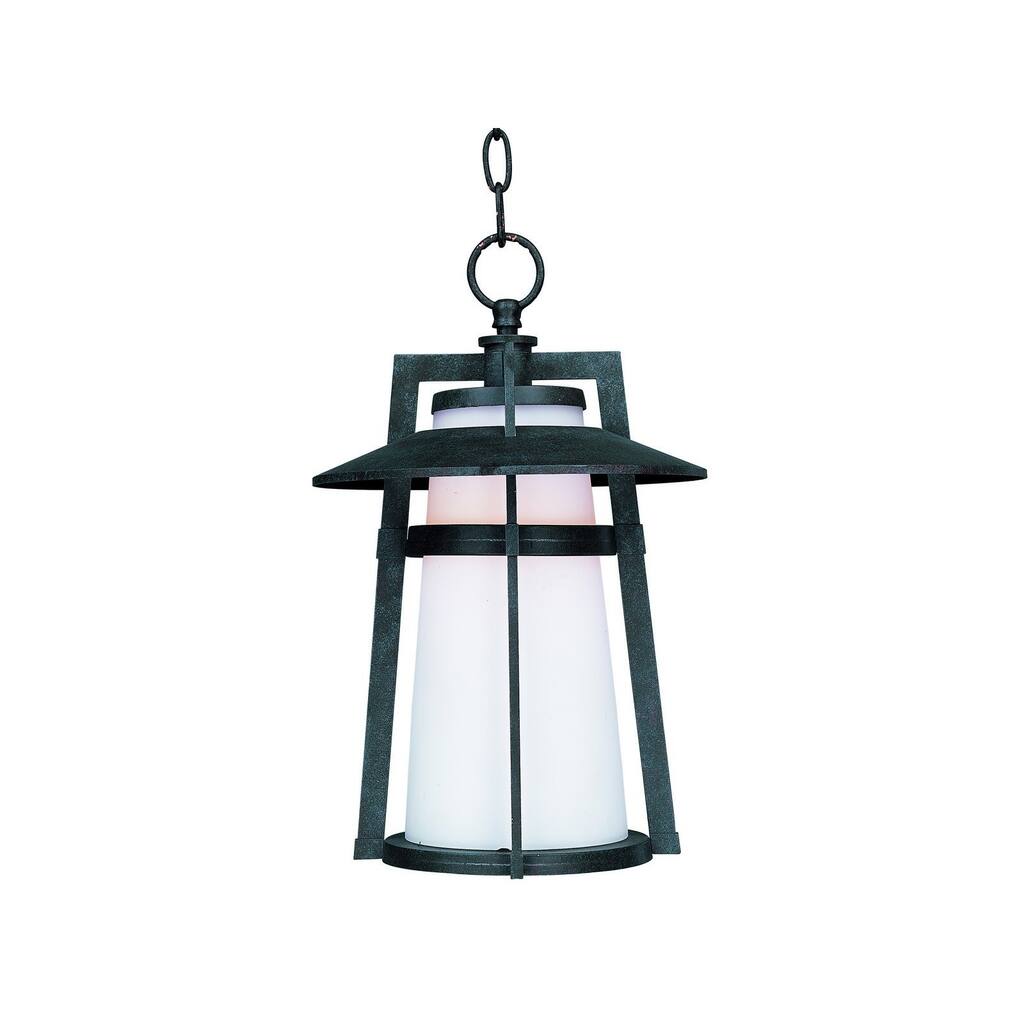 Maxim Die Cast Satin Shade Calistoga 1-light Outdoor Hanging Lantern