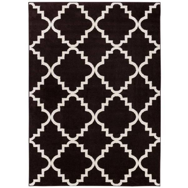 Well Woven Modern Geometric Trellis Area Rug - 7'10 x 10'6