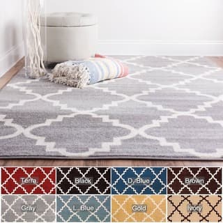 3 X 4 Rugs Area For Less Well Woven Bright Trendy Twist Iron Trellis Lattice Polypropylene Rug 3 X 4