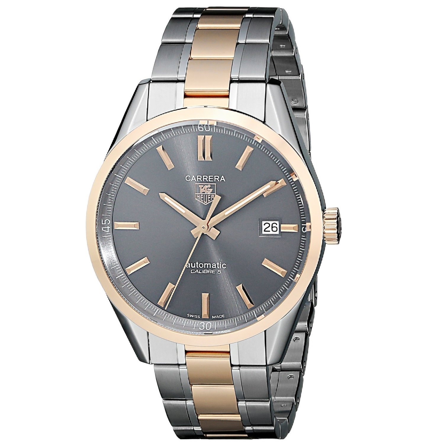 Tag heuer carrera calibre 5 18k gold Clearance