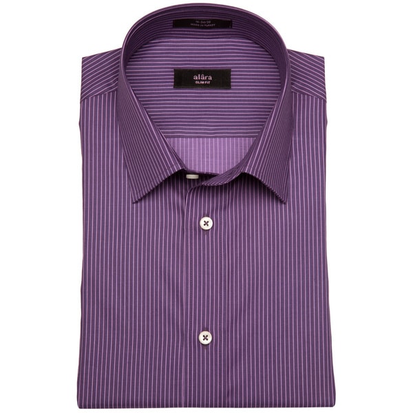 plum dress shirt