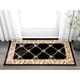 preview thumbnail 1 of 8, Well Woven Trellis Lattice Classic Traditional Entryway Mat Accent Rug - 2'3" x 3'11" - 2'3" x 3'11"
