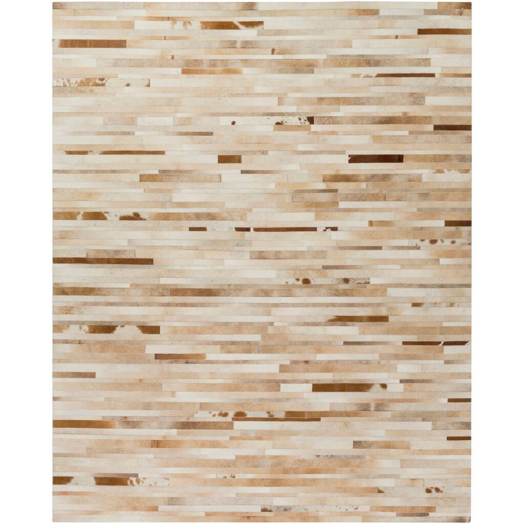 Hand-Crafted Kristine Animal Hair On Hide Area Rug - 8' x 10' - 8' x 10'