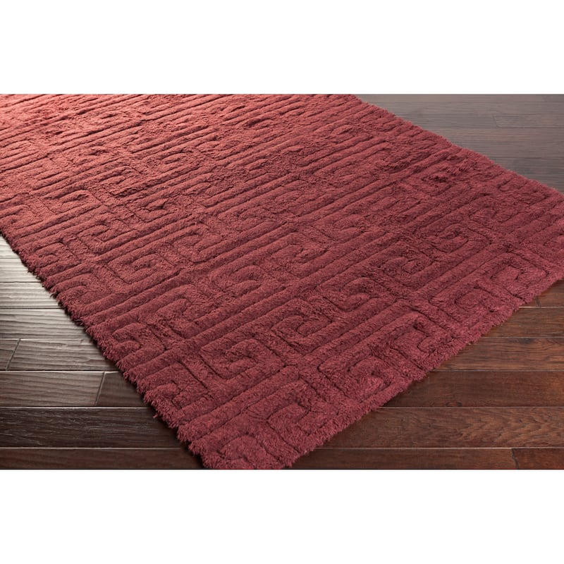 Hand-Woven Matthew Solid Wool Area Rug - 8' x 11' - 8' x 11'