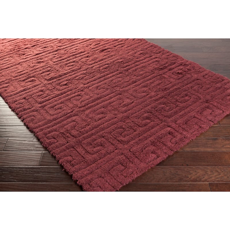 Hand-Woven Matthew Solid Wool Area Rug - 8' x 11' - 8' x 11'