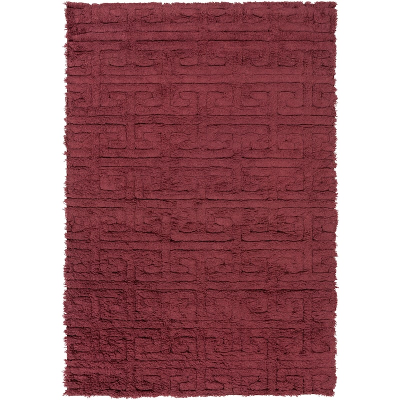 Hand-Woven Matthew Solid Wool Area Rug - 8' x 11' - 8' x 11' - 8' x 11' - Camel