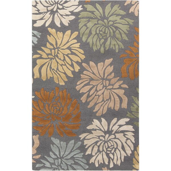 Hand-Tufted Collins Contemporary Wool Area Rug