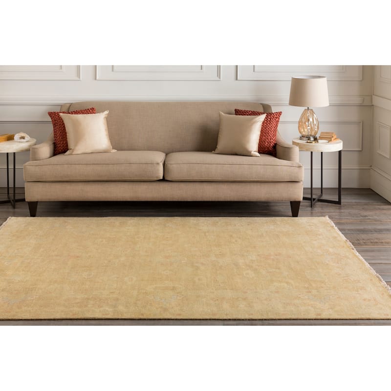 Hand-Knotted Delores Floral New Zealand Wool Area Rug - 8' x 11' - 8' x 11'
