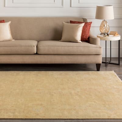 Hand-Knotted Delores Floral New Zealand Wool Area Rug - 8' x 11' - 8' x 11'