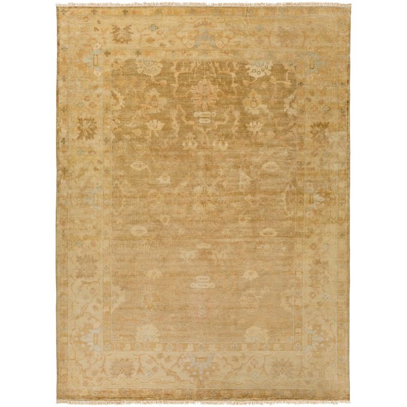 Hand-Knotted Delores Floral New Zealand Wool Area Rug - 8' x 11' - 8' x 11'