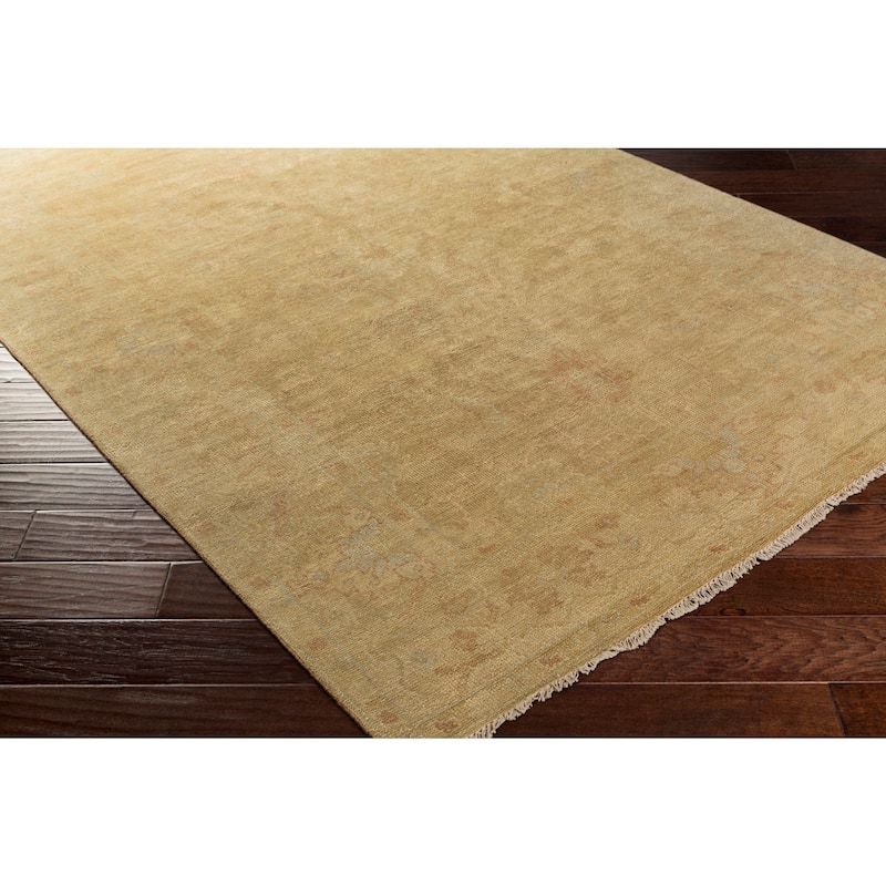 Hand-Knotted Delores Floral New Zealand Wool Area Rug - 8' x 11' - 8' x 11' - 8' x 11' - Beige