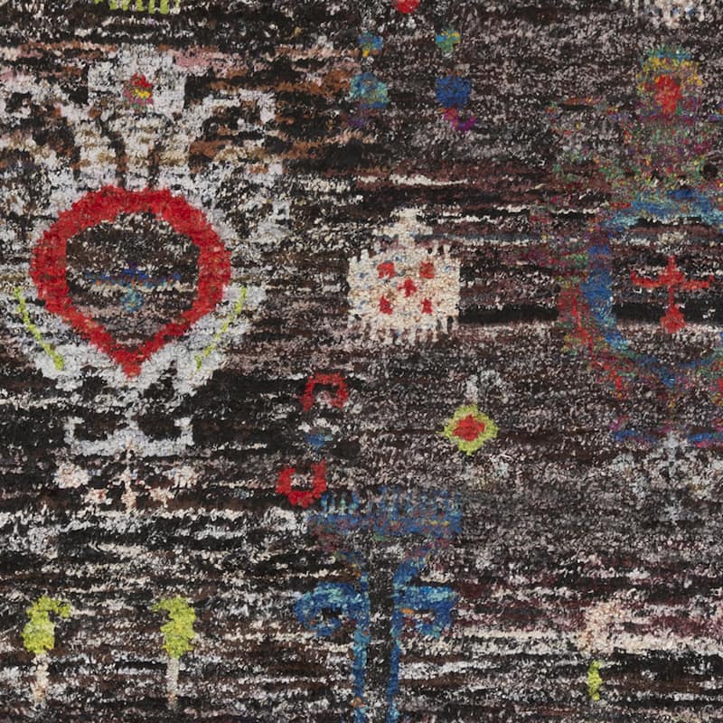 Hand-Knotted Felicity Ikat Cotton Area Rug - 5' x 8' - 5' x 8'