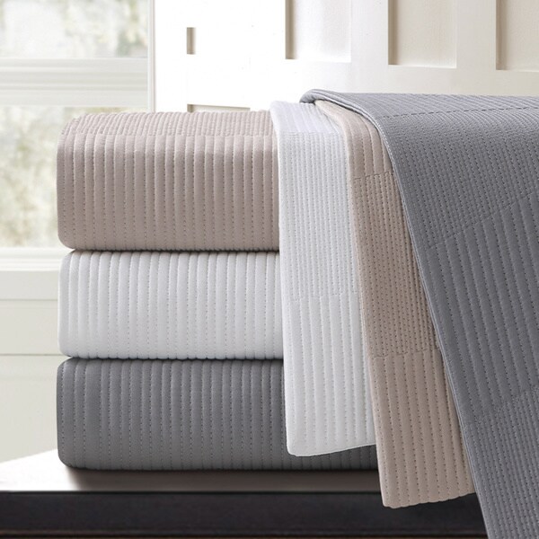 Echelon Home Sonoma Quilted Cotton Euro Sham (Set of 2)