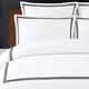 preview thumbnail 7 of 8, Echelon Home Three Line Hotel Collection 3-piece Duvet Cover Set
