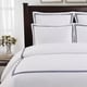 preview thumbnail 4 of 8, Echelon Home Three Line Hotel Collection 3-piece Duvet Cover Set