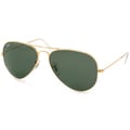 Ray Ban Aviator RB3025 Unisex Gold Frame Green Classic Lens Sunglasses