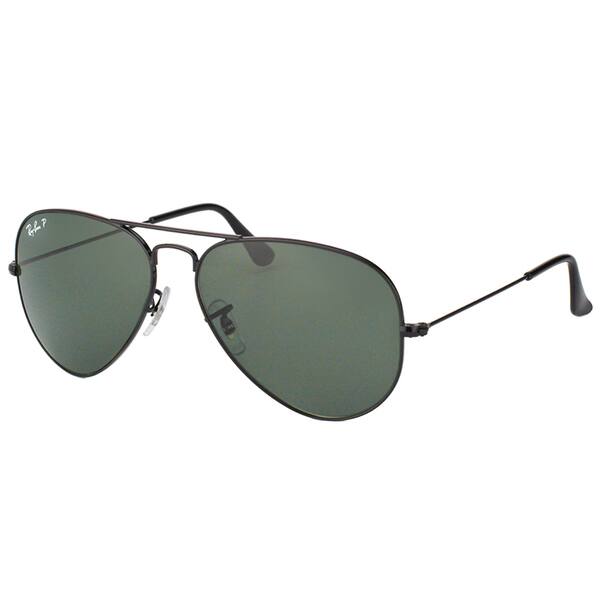 Shop Ray Ban Unisex Rb3025 Aviator Sunglasses On Sale Overstock Green Lens Black