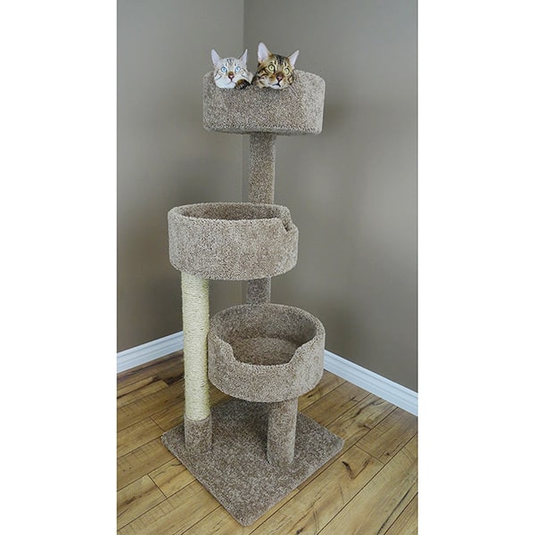 New Cat Condos Deluxe Kitty Pad Cat Tree