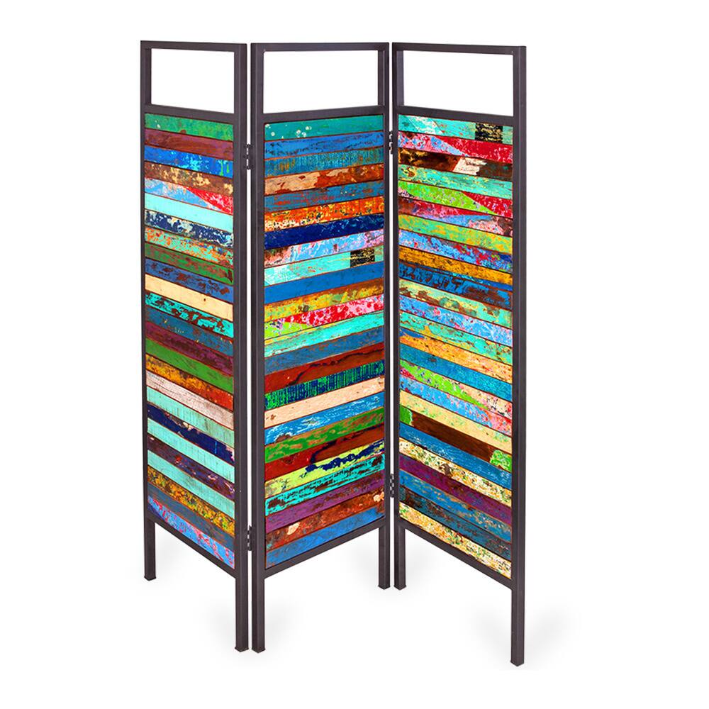 Sea-nery Outdoor Reclaimed Wood Screen