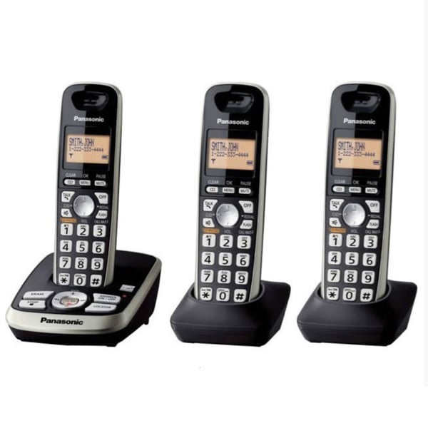 Shop Panasonic KX-TG4223B DECT 6.0 Expandable Cordless Phone System