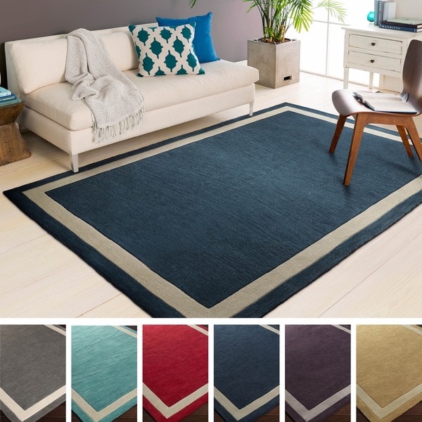 Corby Hand Tufted Border Acrylic Area Rug 5 X 7 6 Free Corby Hand Tufted Border Acrylic Area Rug 5 X27