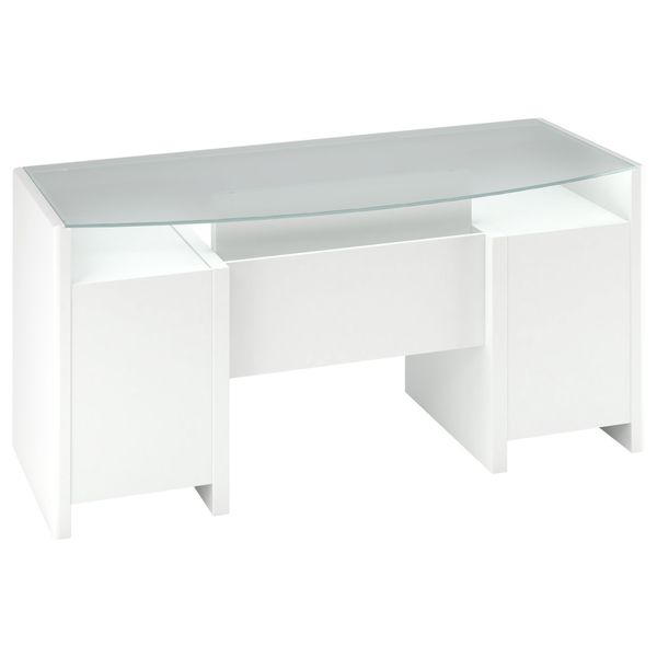 kathy ireland officenew york skyline 63'' bow-front double kathy ireland officenew york skyline 63'' bow-front double