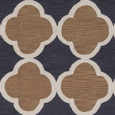 Hand-Tufted Fleet Moroccan Trellis Area Rug
