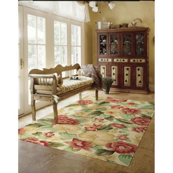Rug Squared Laurel Cream Rug - 5' x 7'6"