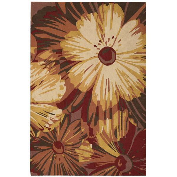 Rug Squared Laurel Cayenne Rug - 5' x 7'6"