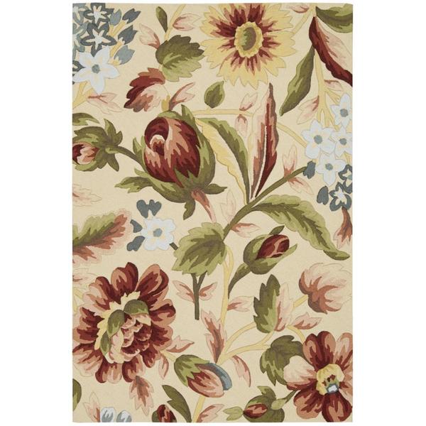 Rug Squared Laurel Ivory Rug - 5' x 7'6"