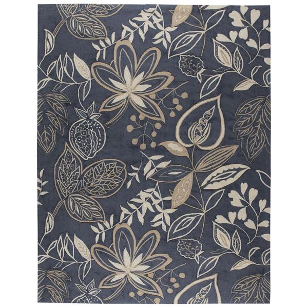 Rug Squared Laurel Smoke Rug - 8' x 10'6"
