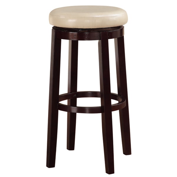 Oh Home Dorothy Backless Bar Stool Jute Swivel Seat  