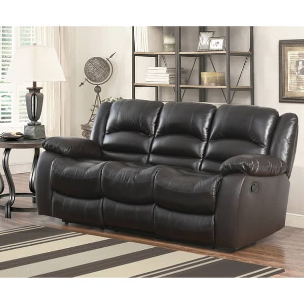 Man Wah Recliner Leather Power Reclining Sofa By Limited For Sale In ...