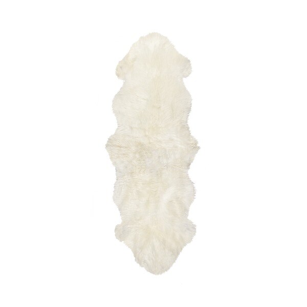 New Zealand Sheepskin Double Rug - 2' x 6'