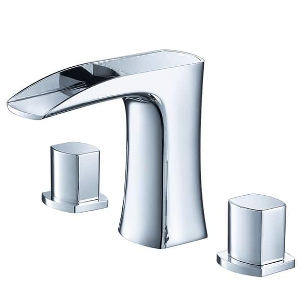slide 1 of 2, Fresca Fortore Widespread Mount Bathroom Vanity Faucet Chrome