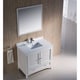 preview thumbnail 7 of 5, Fresca Oxford 36-inch Antique White Traditional Bathroom Vanity
