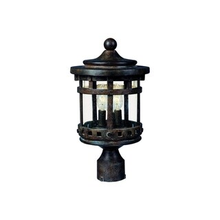 Santa Barbara Cast 3-LT Outdoor Pole/Post Lantern