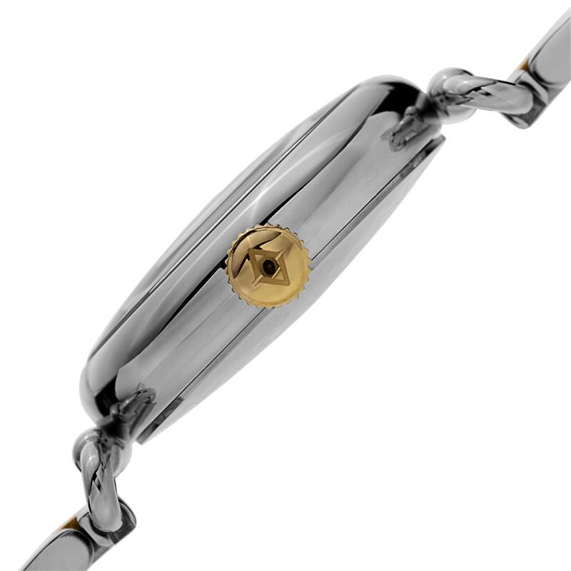 Akribos XXIV Women's Quartz Multifunction Stainless Steel Two-Tone Bracelet Watch