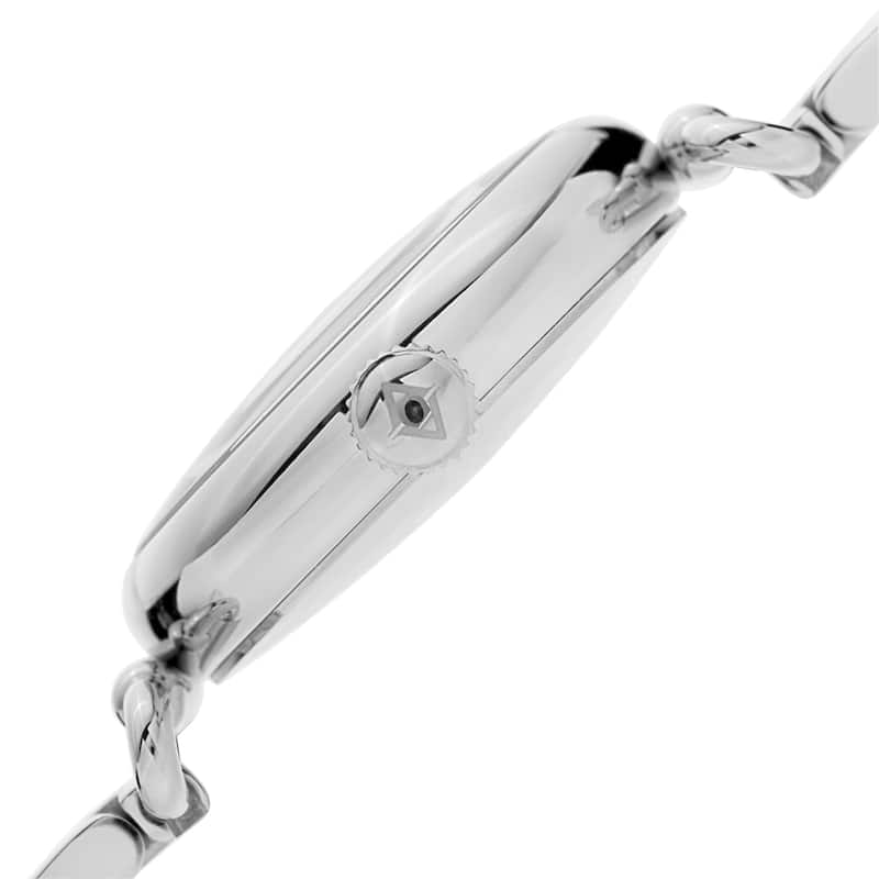 Akribos XXIV Women's Quartz Multifunction Stainless Steel Silver-Tone Bracelet Watch