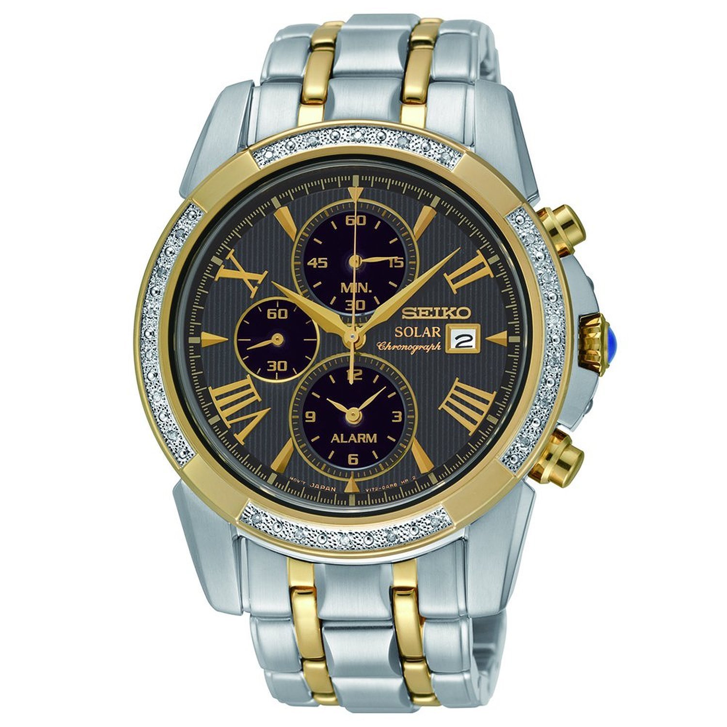 seiko diamond men's watch