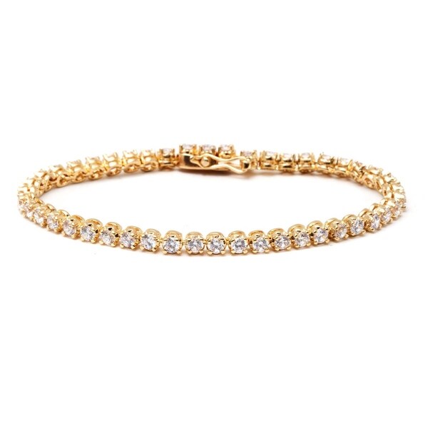 gold crystal bracelet