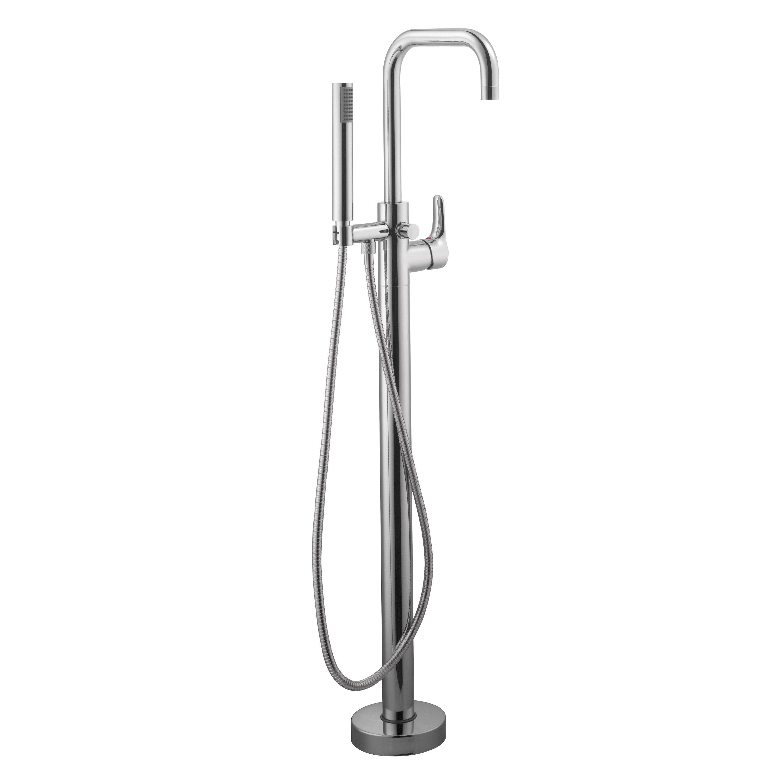 Shop Schon Contemporary Single Handle Chrome Floor Mounted