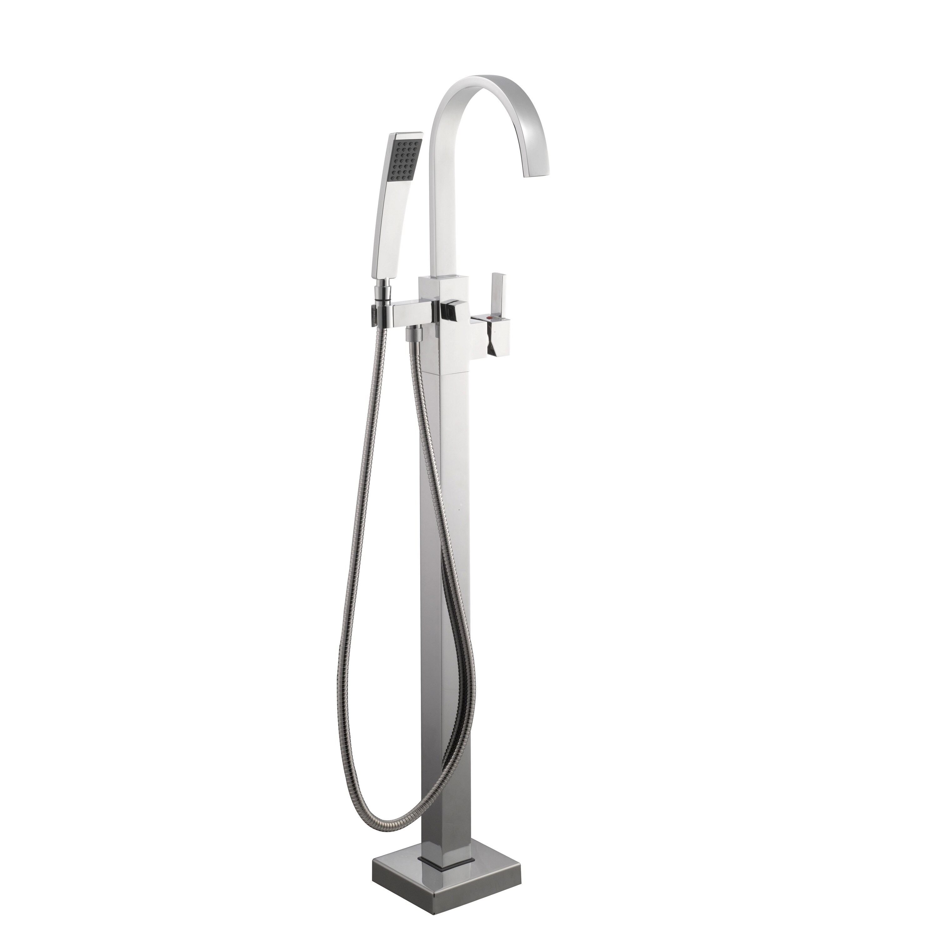 Shop Schon Contemporary Single Handle Chrome Floor Mounted