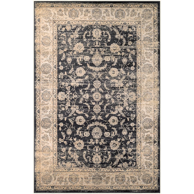 Couristan Zahara Floral Emblem Area Rug