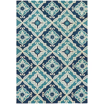Couristan Beachfront Sea Glass Indoor/ Outdoor Area Rug